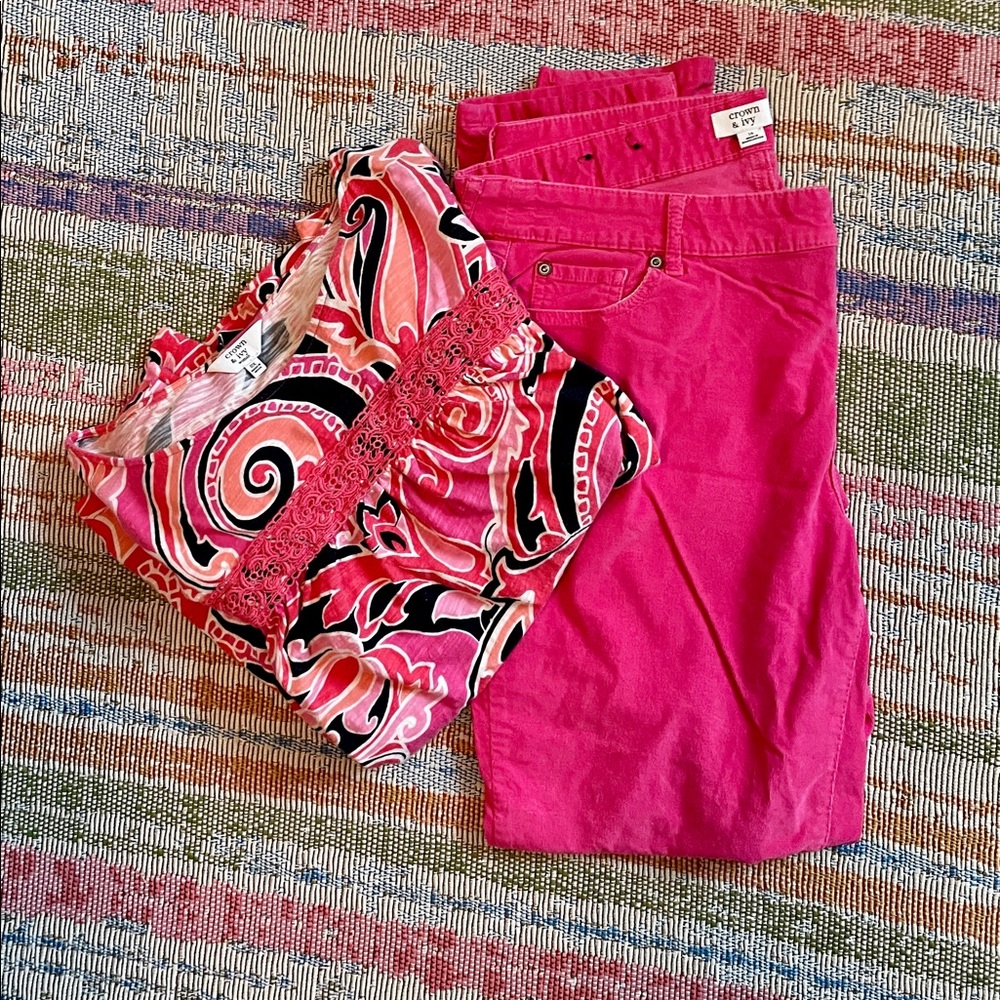 Crown and Ivy Shirt with Pants